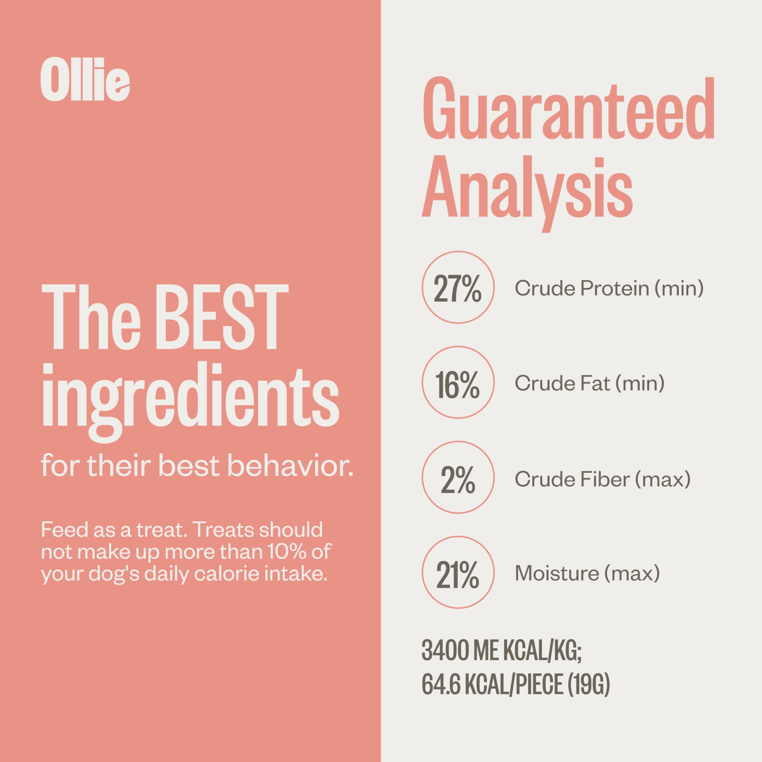 Tranches tendres Ollie Jerky boeuf et patate douce.