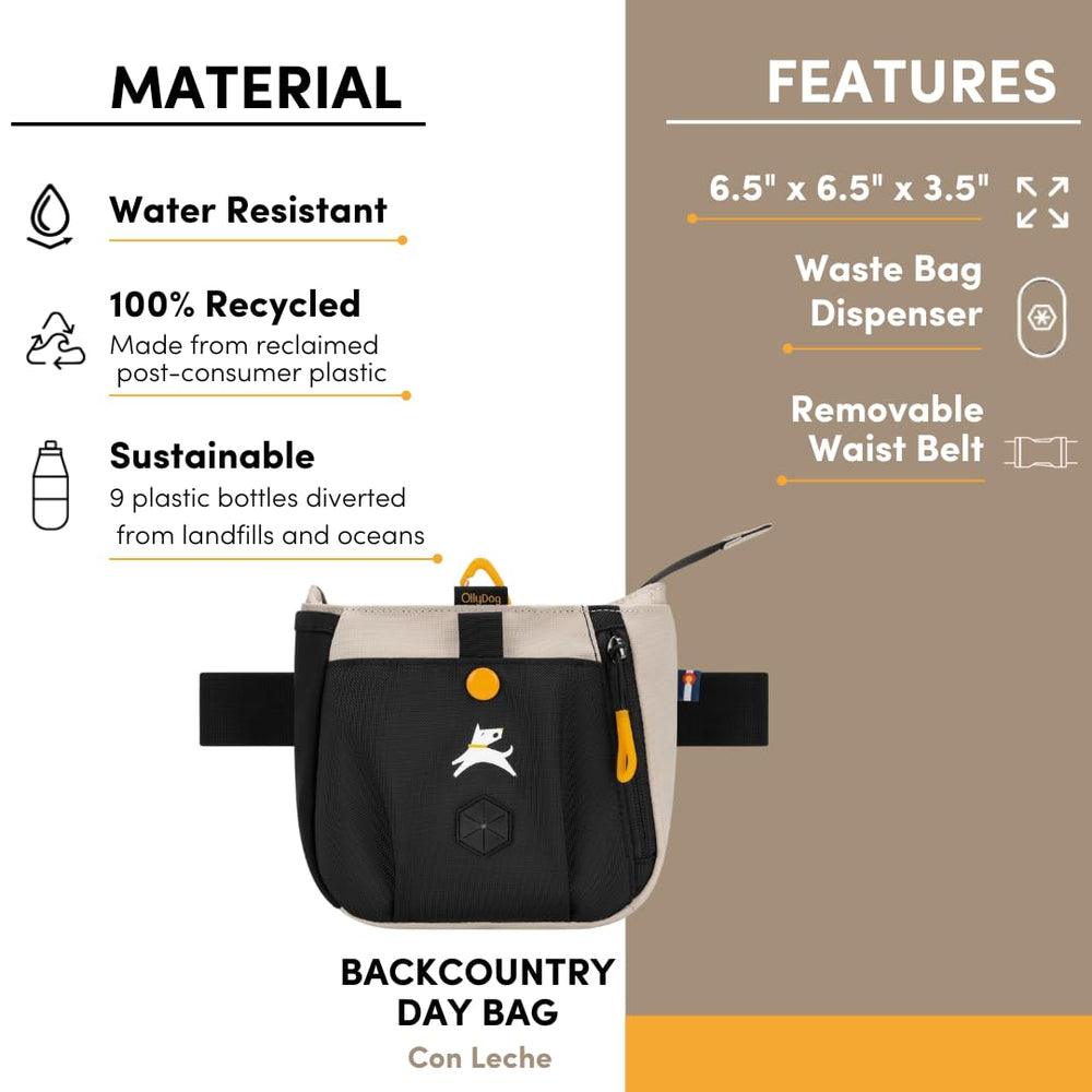 OLLYDOG Backcountry Day Bag – clip taille amovible pour ajustement rapide