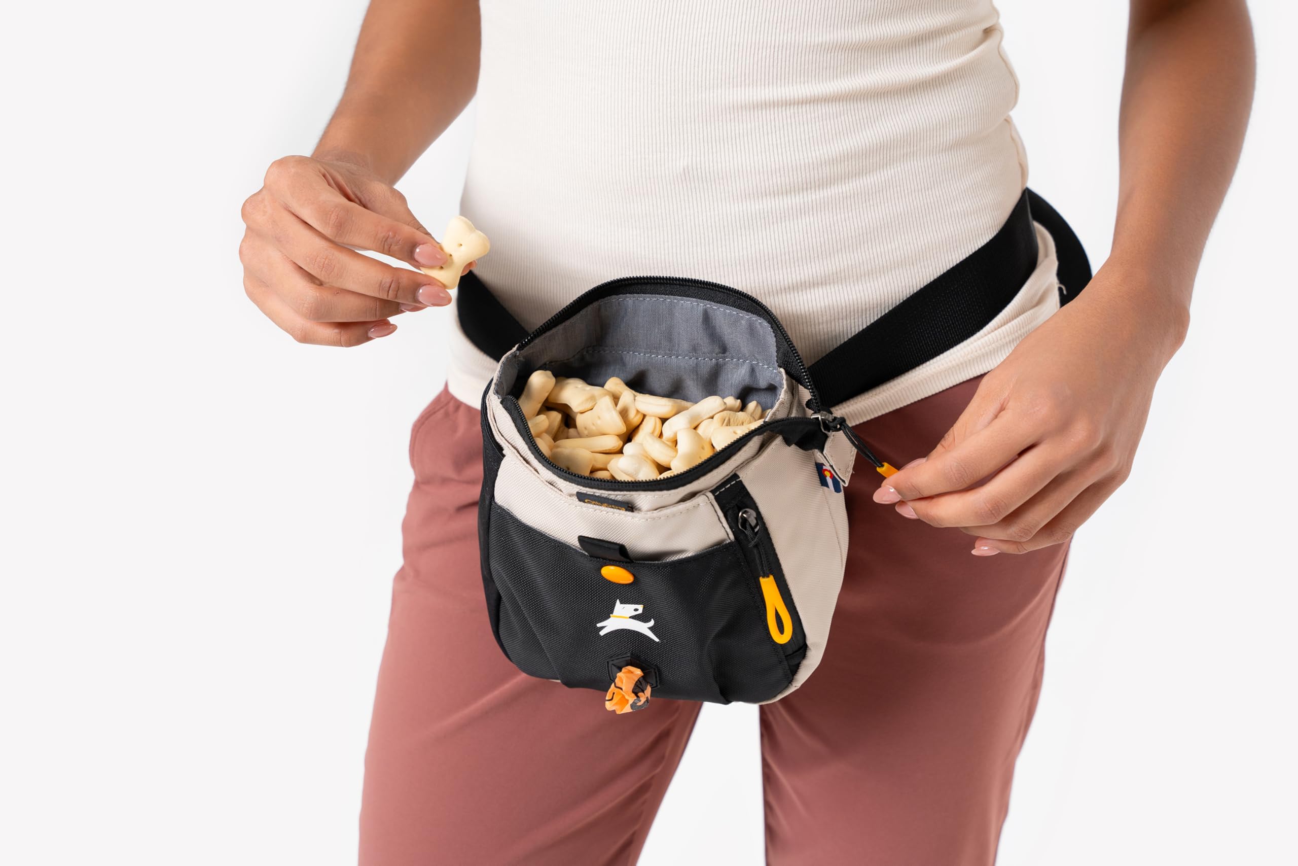 OLLYDOG Backcountry Day Bag – portage à trois modes en ceinture, clip ou laisse