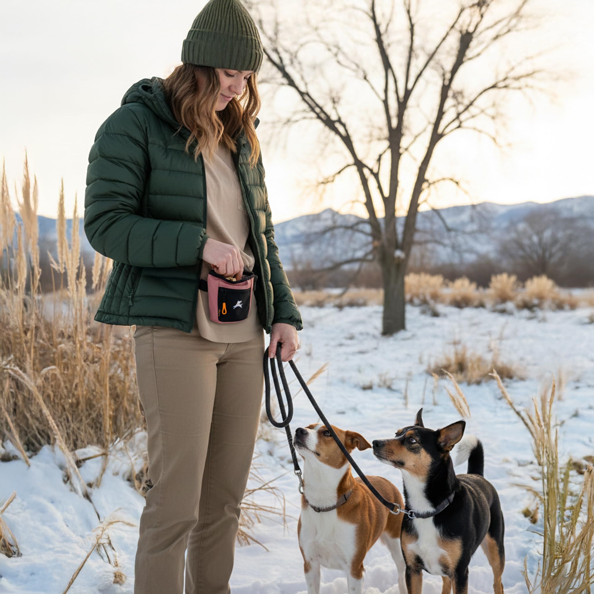 OllyDog Goodie Desert port-ceinture: accessoire mains-libres pour entraînement