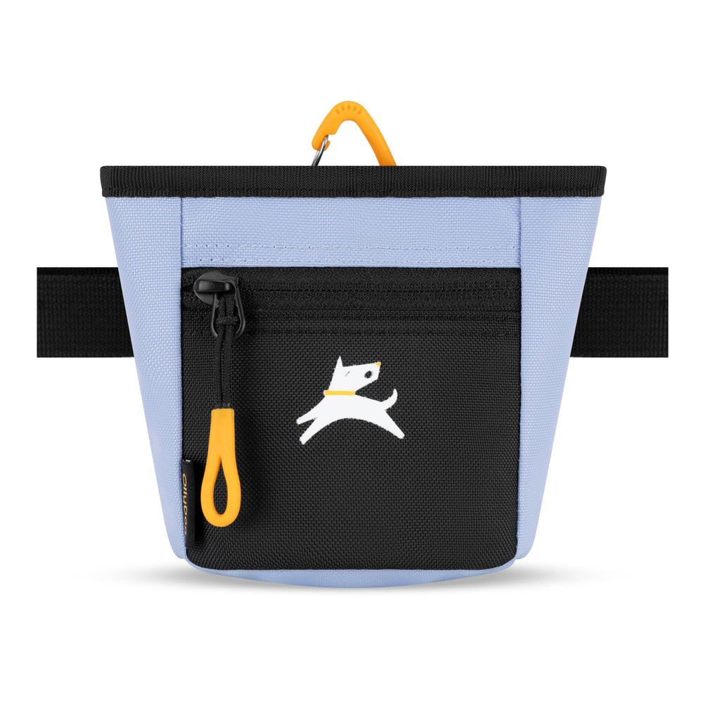 OllyDog Goodie sac à friandises bleu héron, pratique pour entraînement main libre.