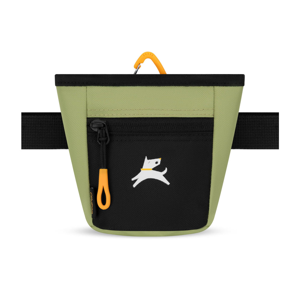 OllyDog Goodie Treat Bag avec fermeture magnétique pour un accès rapide pendant l'entraînement.