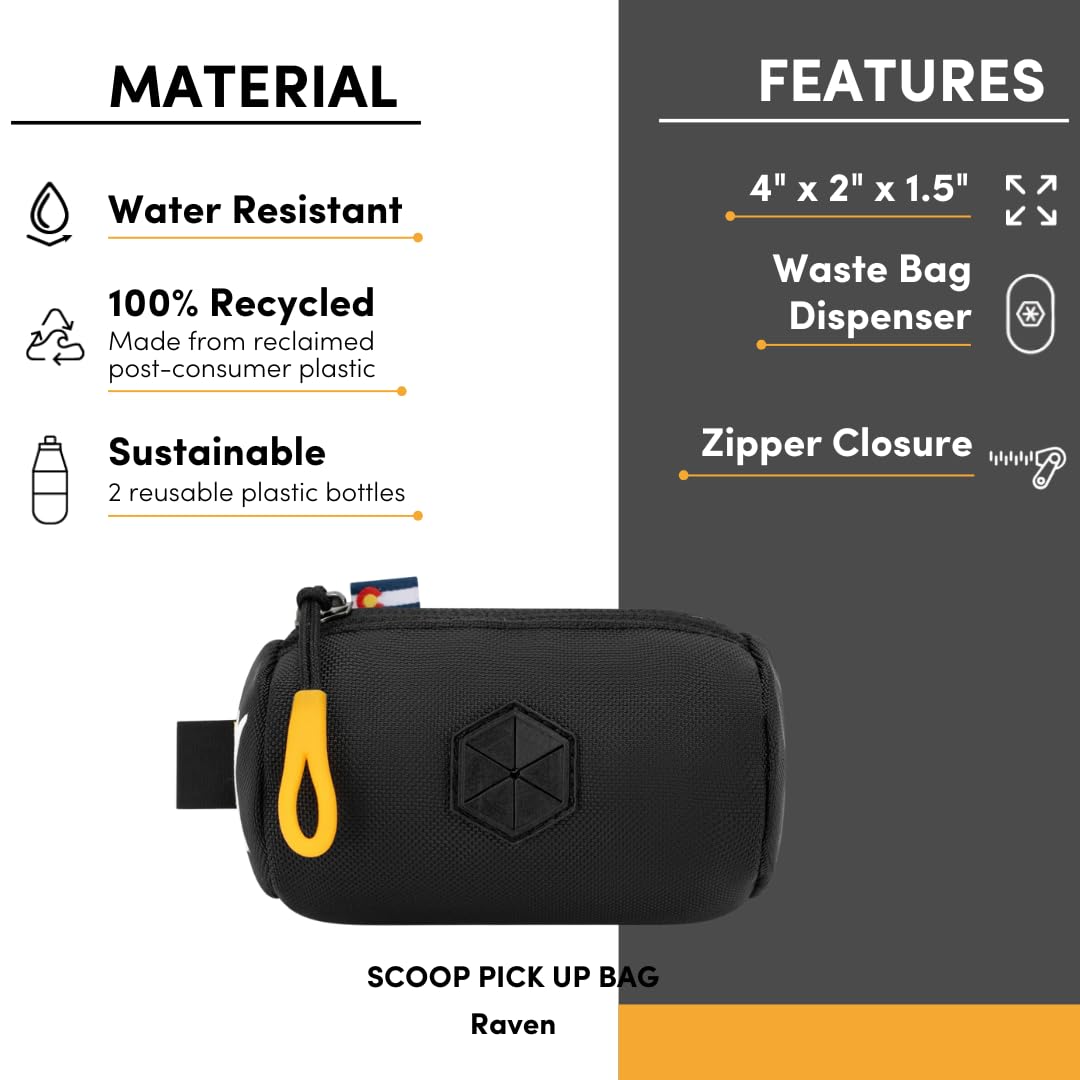 OllyDog Scoop Pick Up, taille adaptée aux rouleaux standard de sacs.