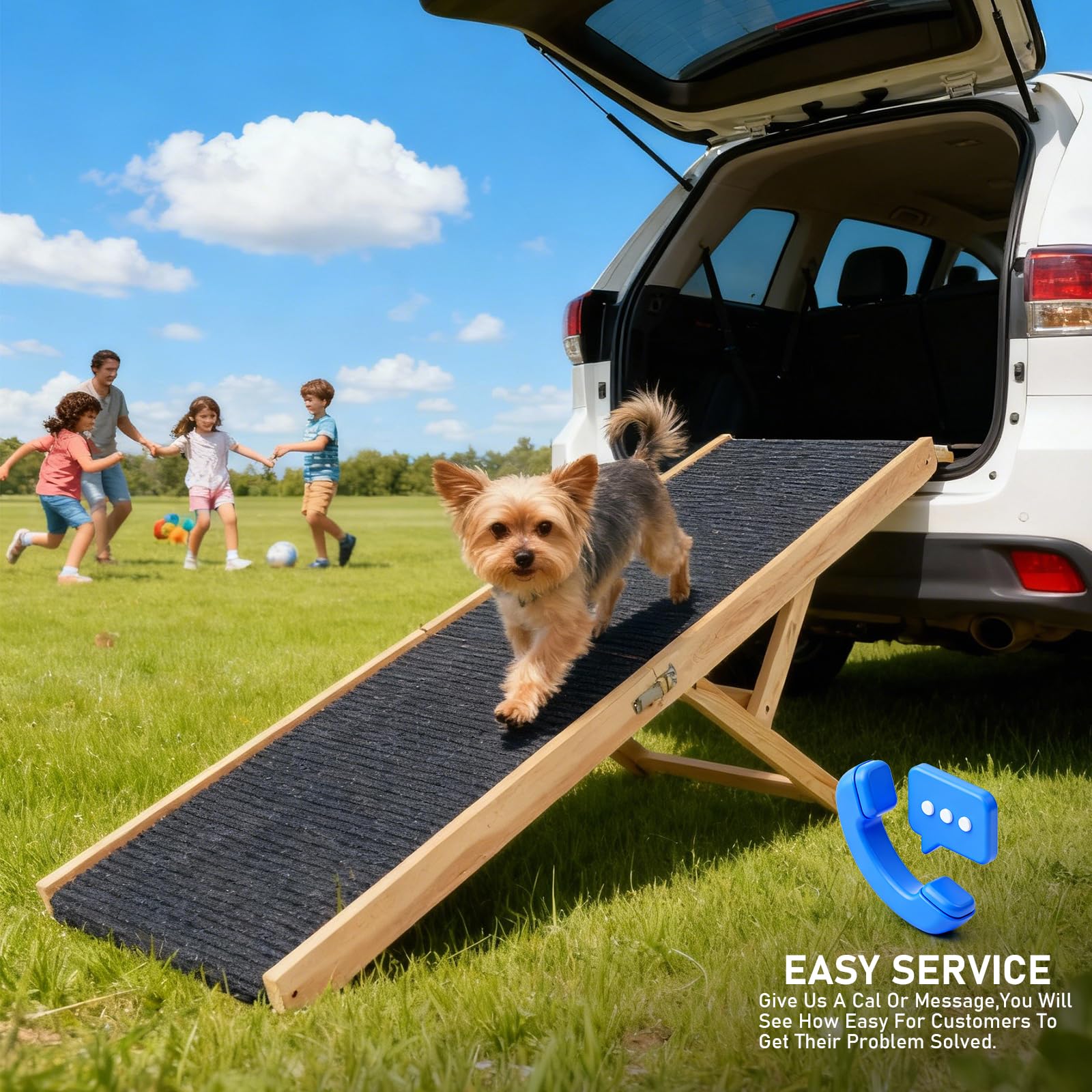 OLYMSOLD Rampe bois voiture: aide pratique pour les trajets en véhicule