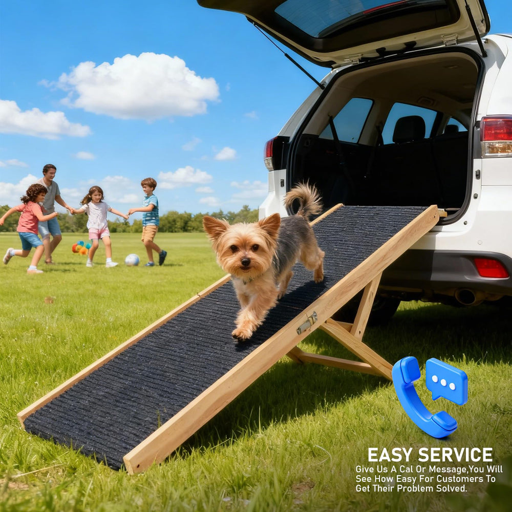 OLYMSOLD Rampe bois voiture: aide pratique pour les trajets en véhicule