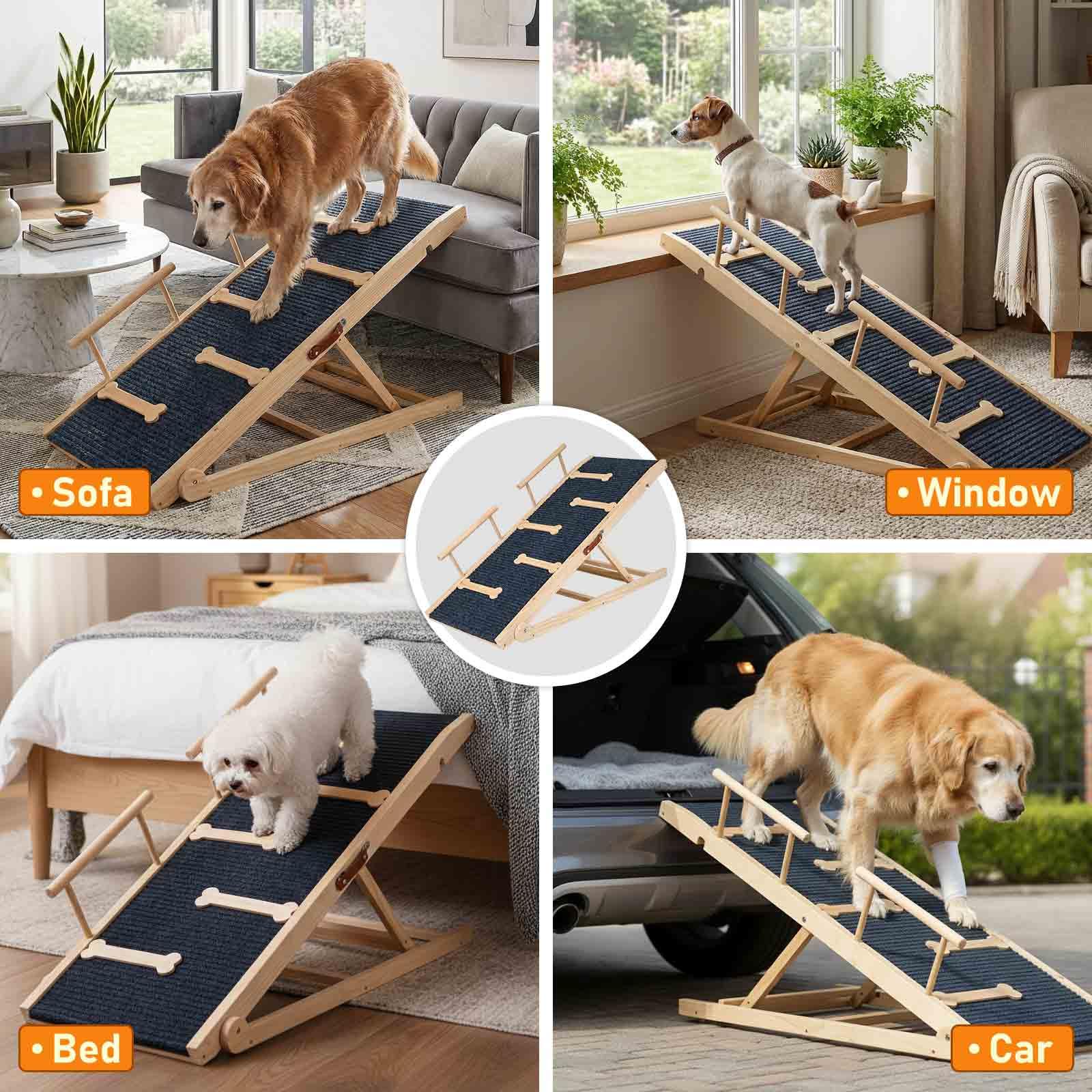 OLYMSOLD rampe chien rangement sous canapé discret