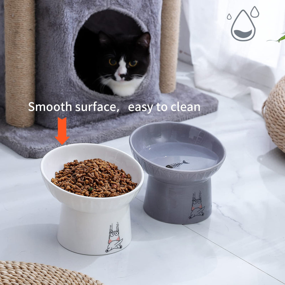 OMAYKEY bol chat facile a nettoyer compatible lave-vaisselle