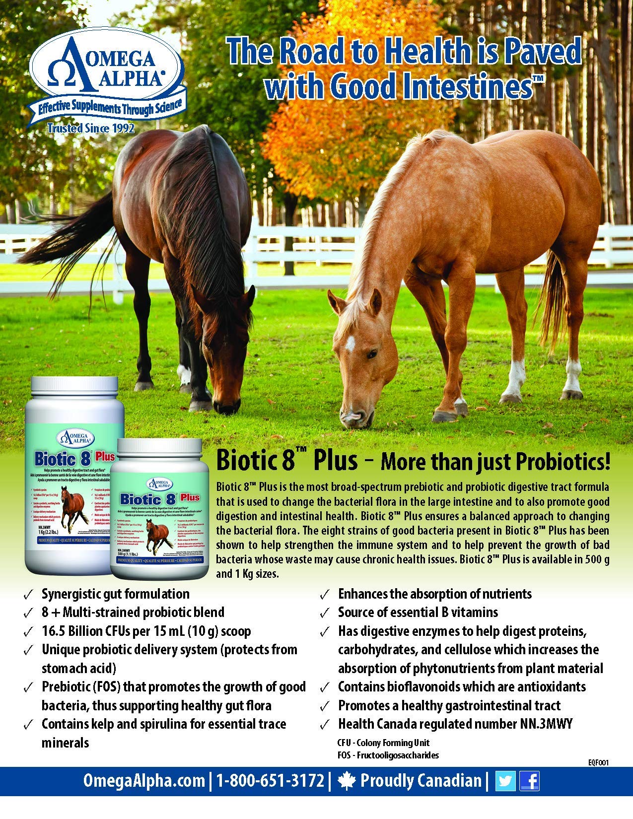 Étiquette Biotic 8 spiruline et algues marines — micro-nutriments bénéfiques