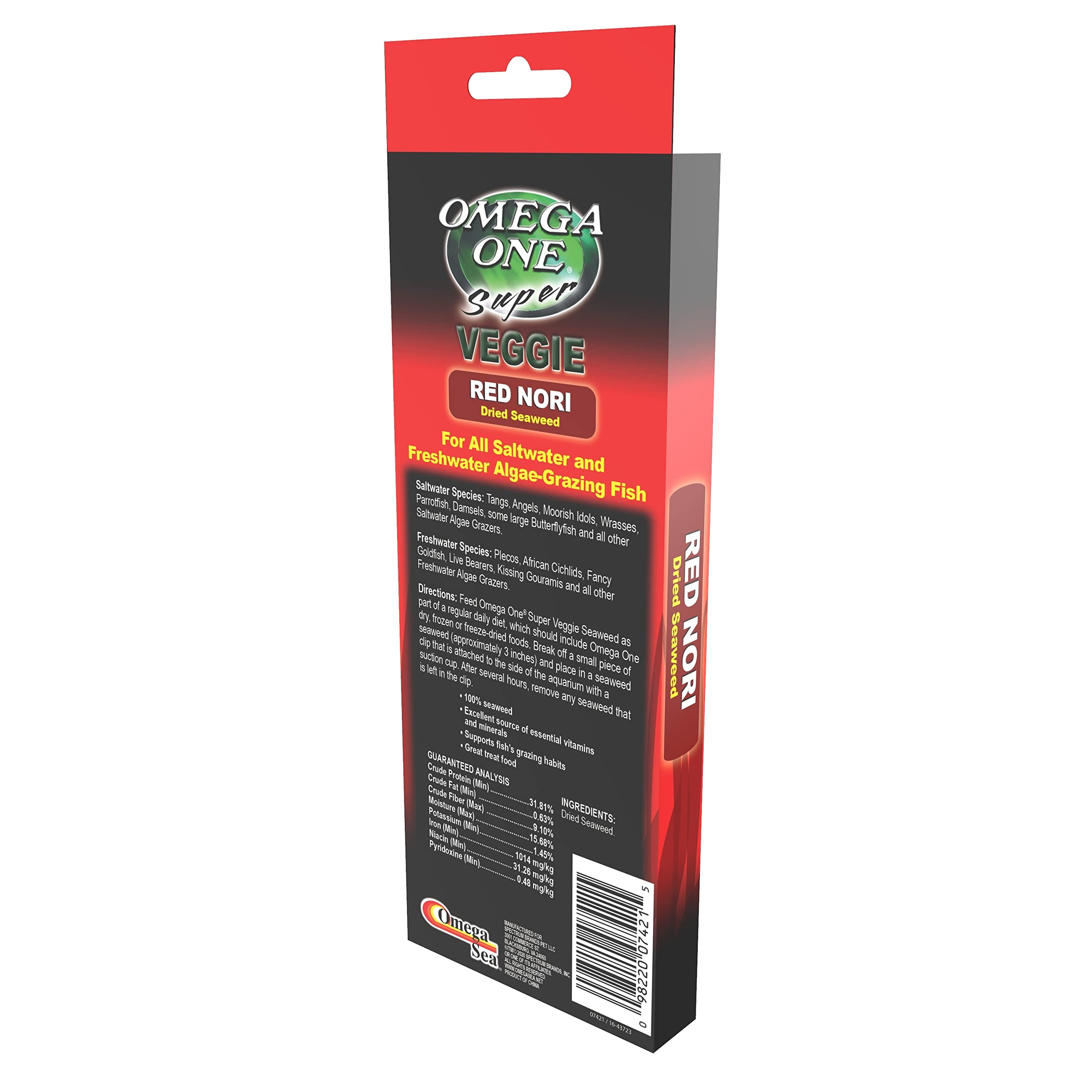 Omega One algues rouges utilisée comme garniture saine sur salades et plats.
