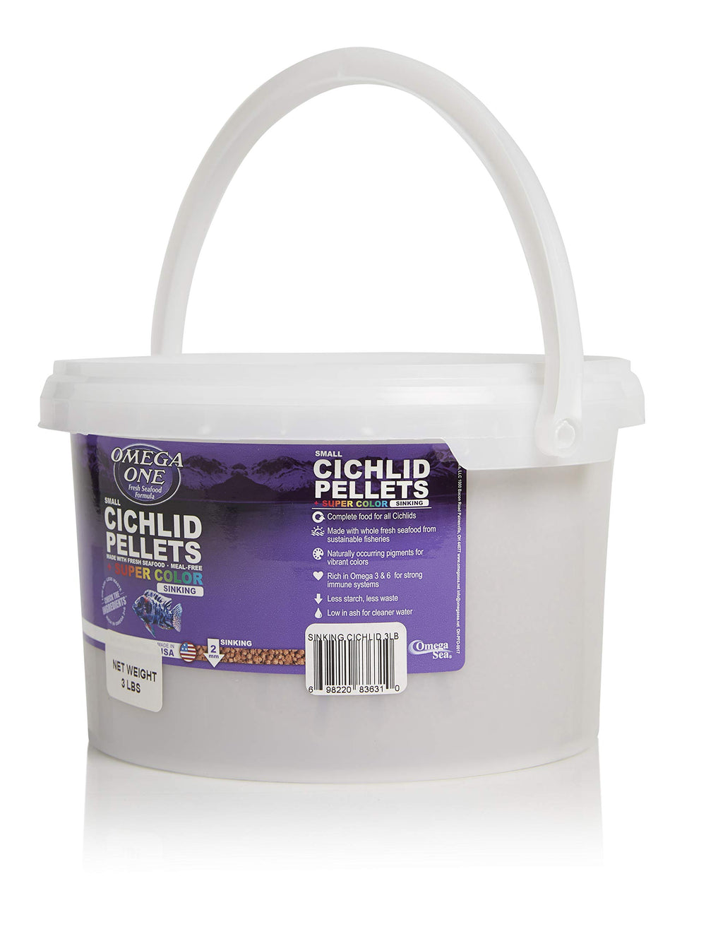 Omega One boulettes petites, texture fine pour une mastication aisée.