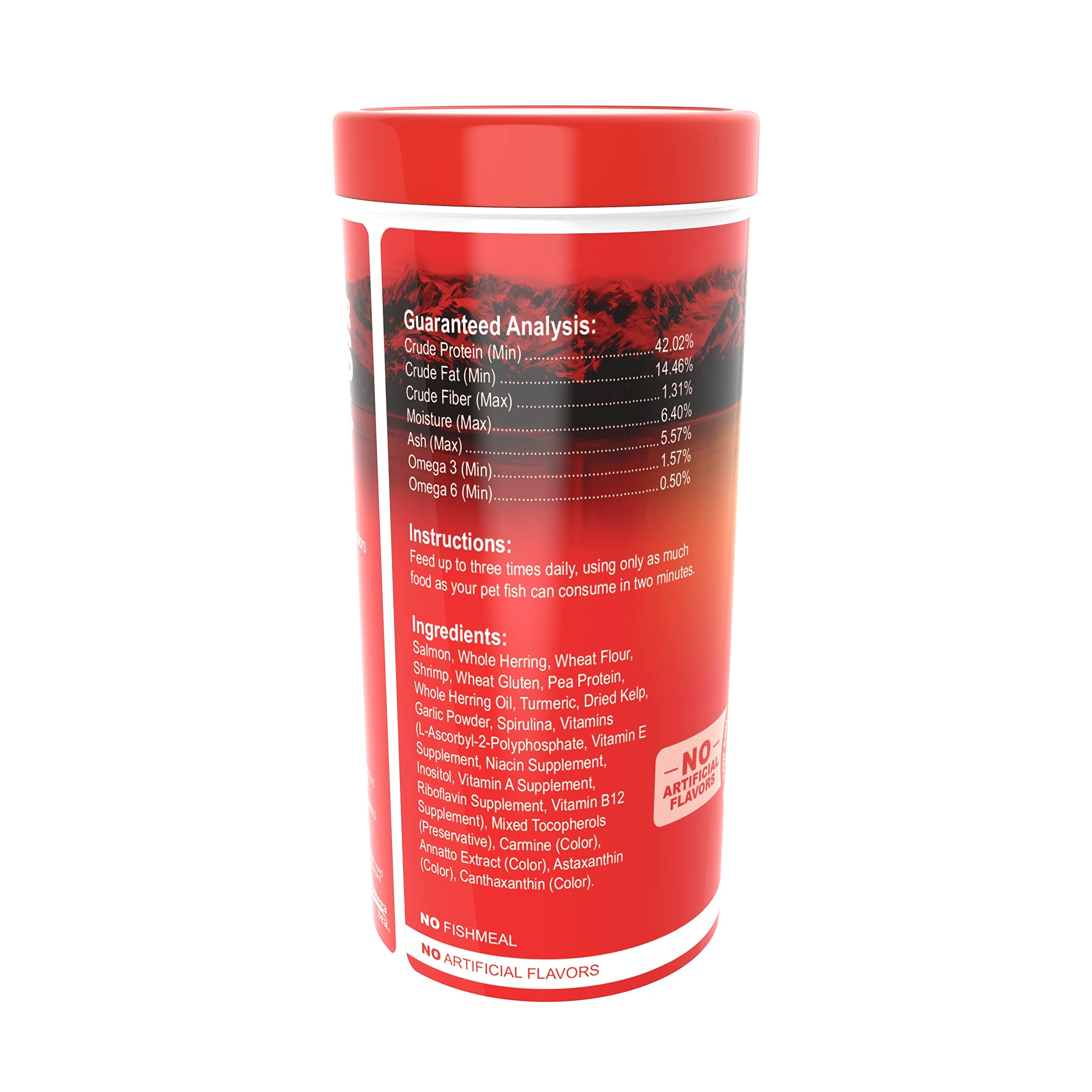Portion quotidienne pratique, Omega One Flocons d’eau douce facilitant l’alimentation.