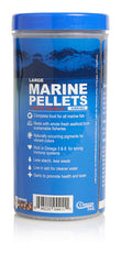 Omega One alimentation pour poissons, granulés marins à l’ail, pratique.