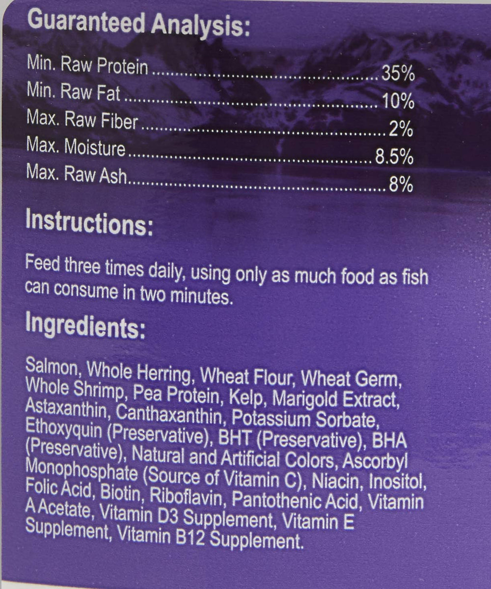 Pellets Omega One - texture riche et fruits de mer frais pour une croissance saine des cichlidés.