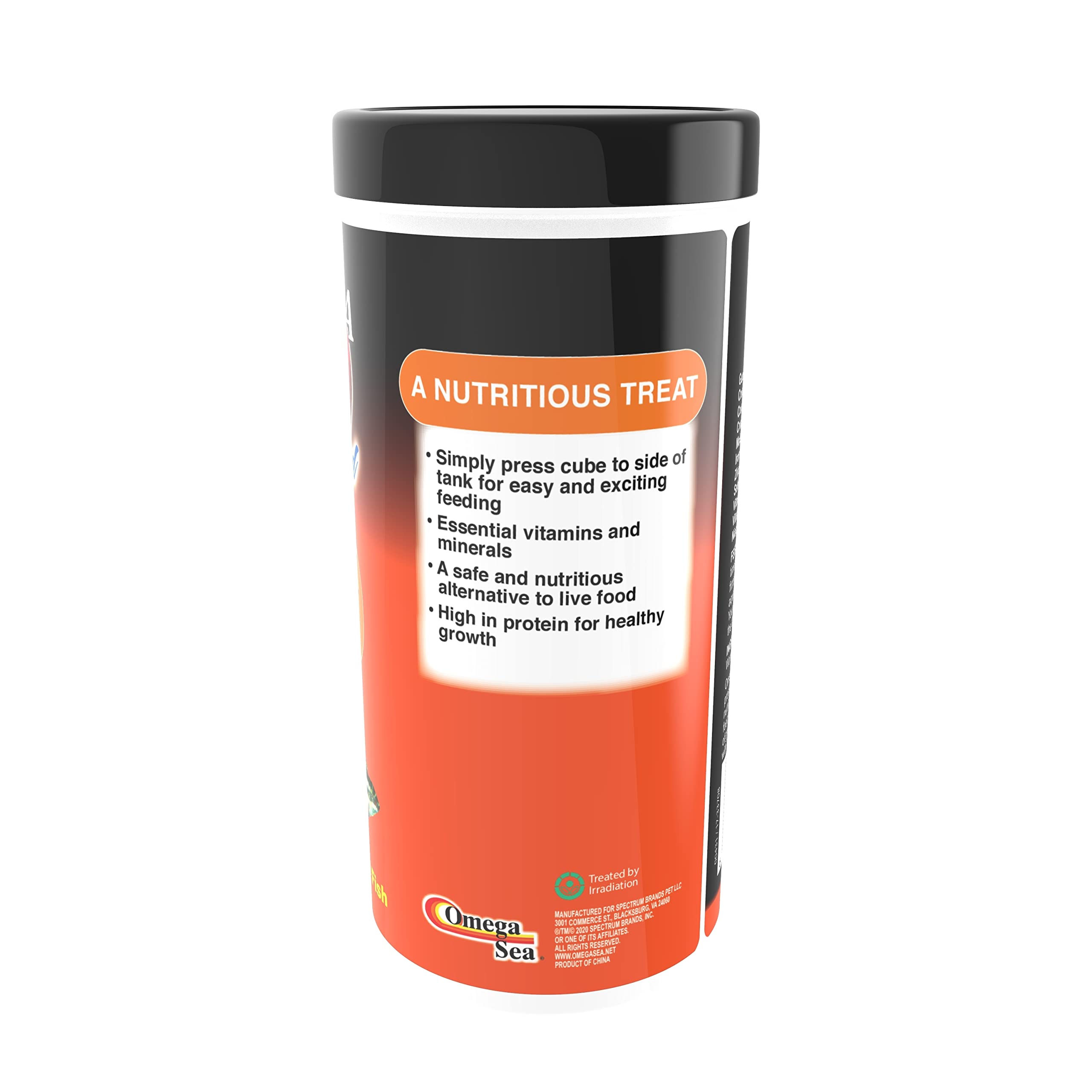 Omega One tubifex séchés préparation et dosage faciles pour alimentation variée
