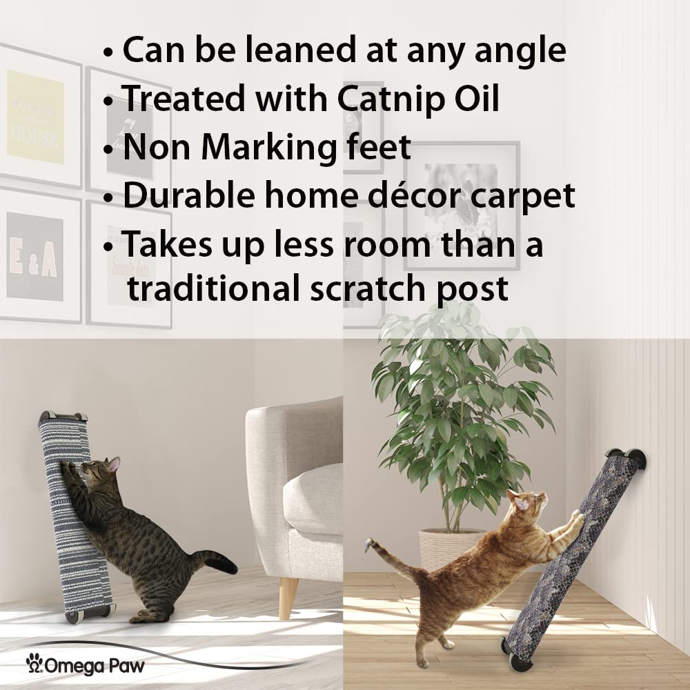 Omega Paw Lean-it post dimensions disponibles s’adaptent à différents espaces.