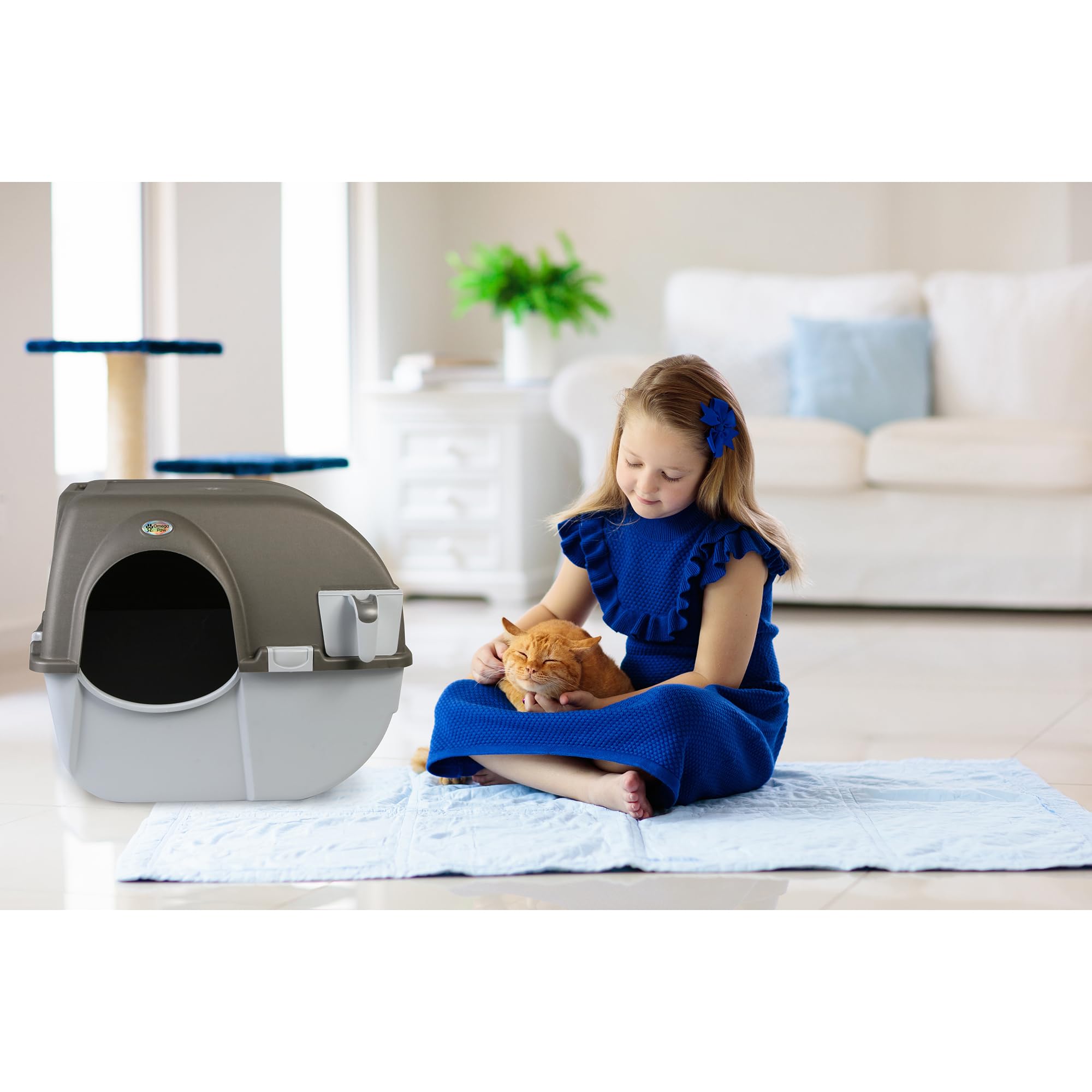 Omega Paw NRA15 Convient pour chats jusqu’à 10 lb, solution pratique.