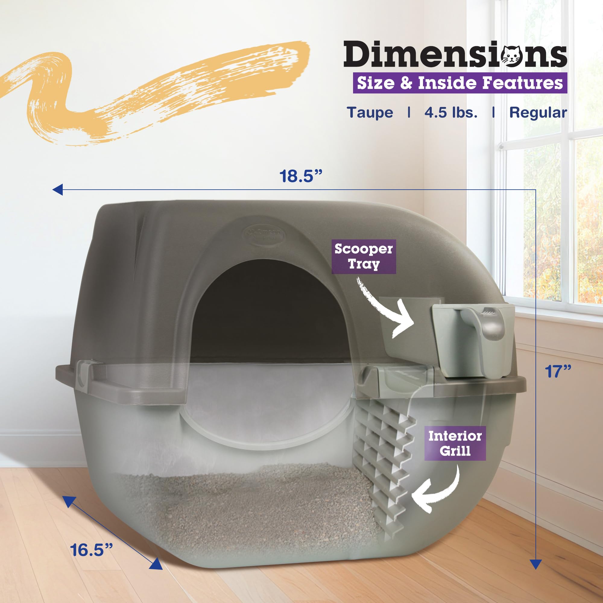 Omega Paw NRA15 Rouleau-nettoyage en action, simple et efficace.