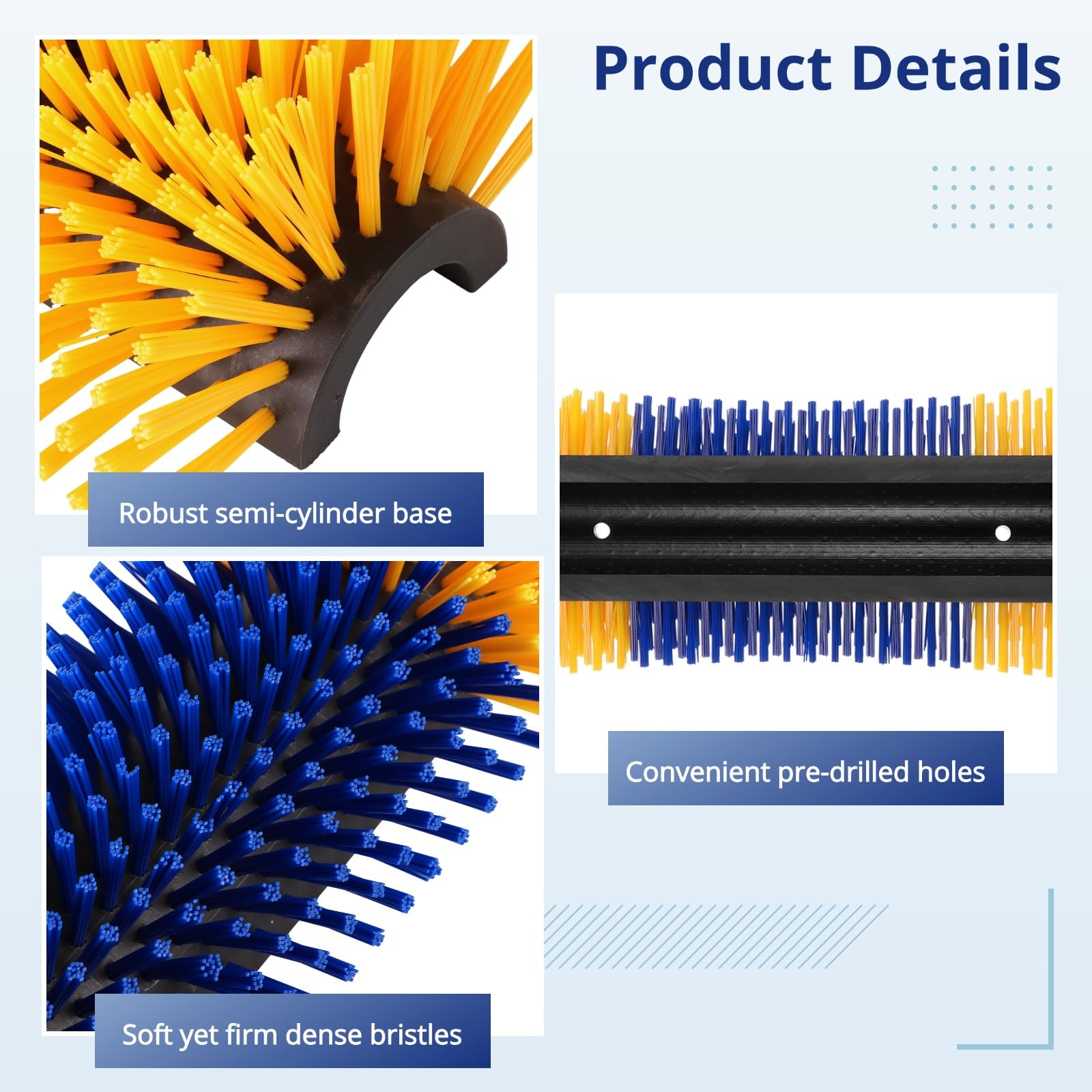 OMISTAR brosse-grattoir-utilisation-élevage : adaptée à bovins, chevaux et chèvres.