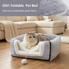 OMIVIER lit pour chat porte arche grande, entrée et sortie faciles.
