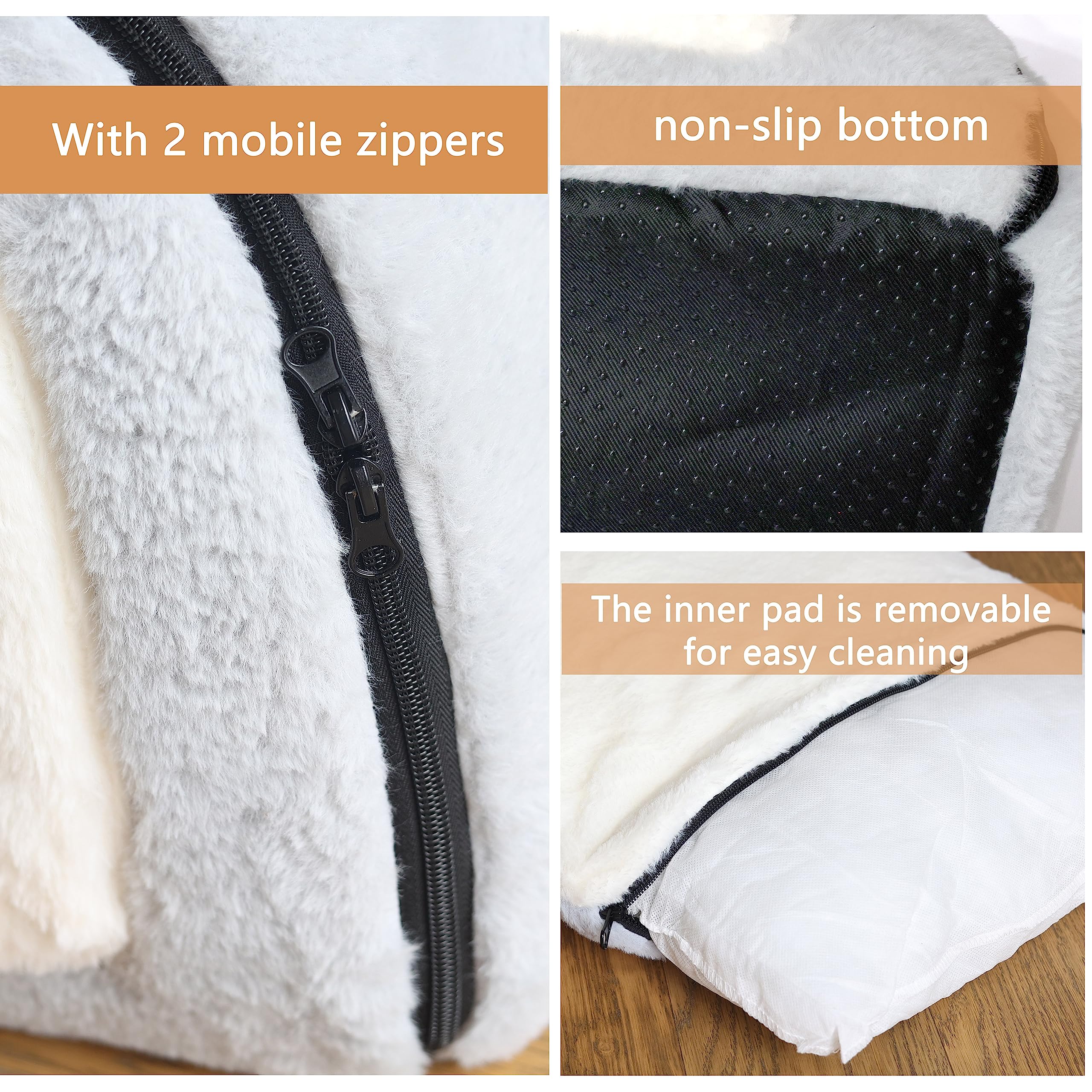 OMIVIER lit pour chat taille compacte, transport et rangement aisés.