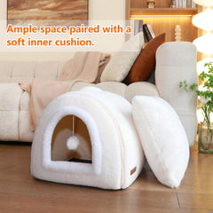 OMIVIER lit-chat base anti-glisse: stabilité pendant le repos.