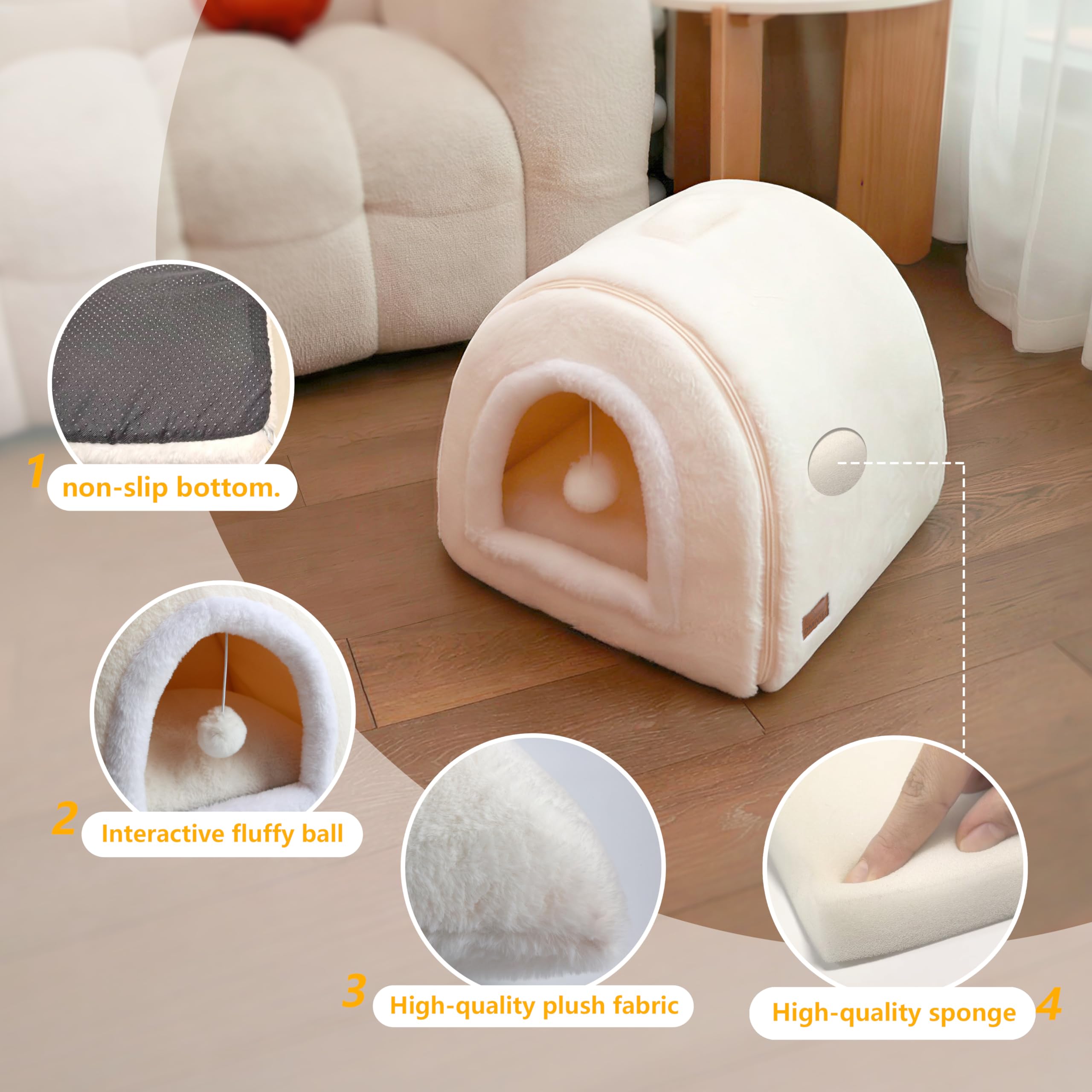 OMIVIER lit-chat housse lavable amovible: entretien pratique.