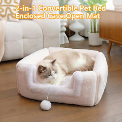 OMIVIER lit-chat oreiller intérieur détachable: nettoyage facile et rapide.