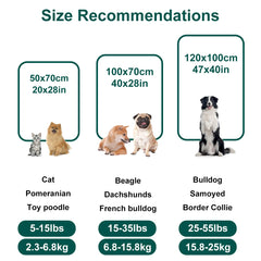 Onarway ensemble-quatre-couvertures douces, pratique pour chiens et chats.