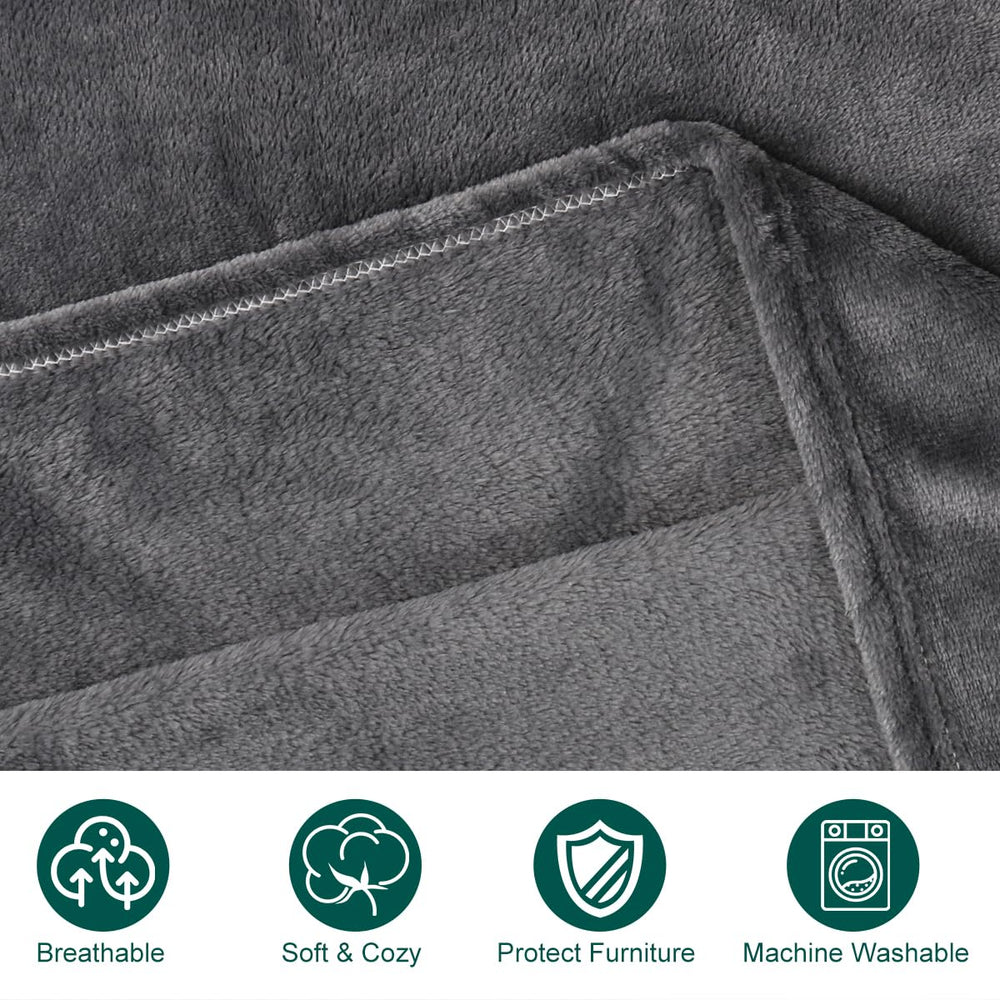 Onarway couverture chien et chat, design élégant gris, facile à entretenir.