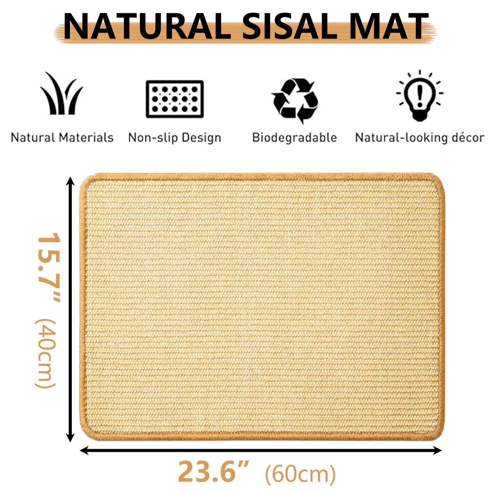 Oncpcare jouet-grignotage-lapin-sisal durable pour dents et stimulation