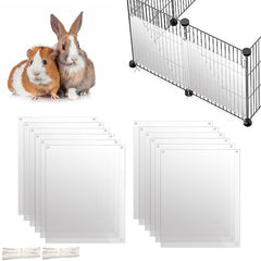 Oncpcare garde-urine lot de 12 pour cage, protège murs et sol des animaux.