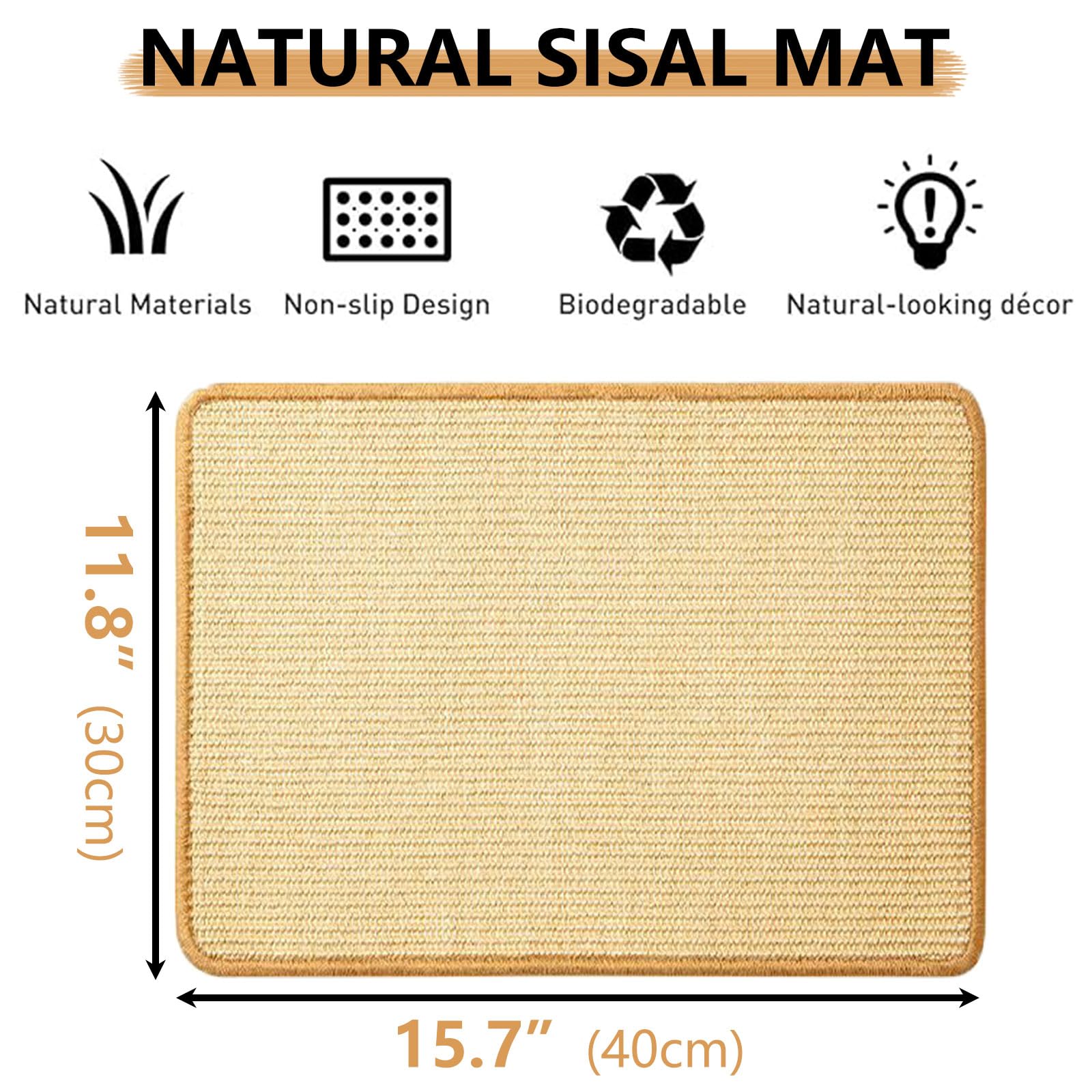 Oncpcare tapis-grignotage lapin double-utilisation : jouet à mâcher et grattage.