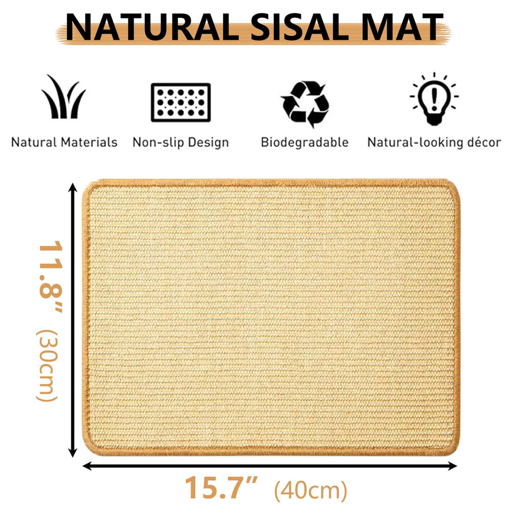 Oncpcare tapis-grignotage lapin double-utilisation : jouet à mâcher et grattage.