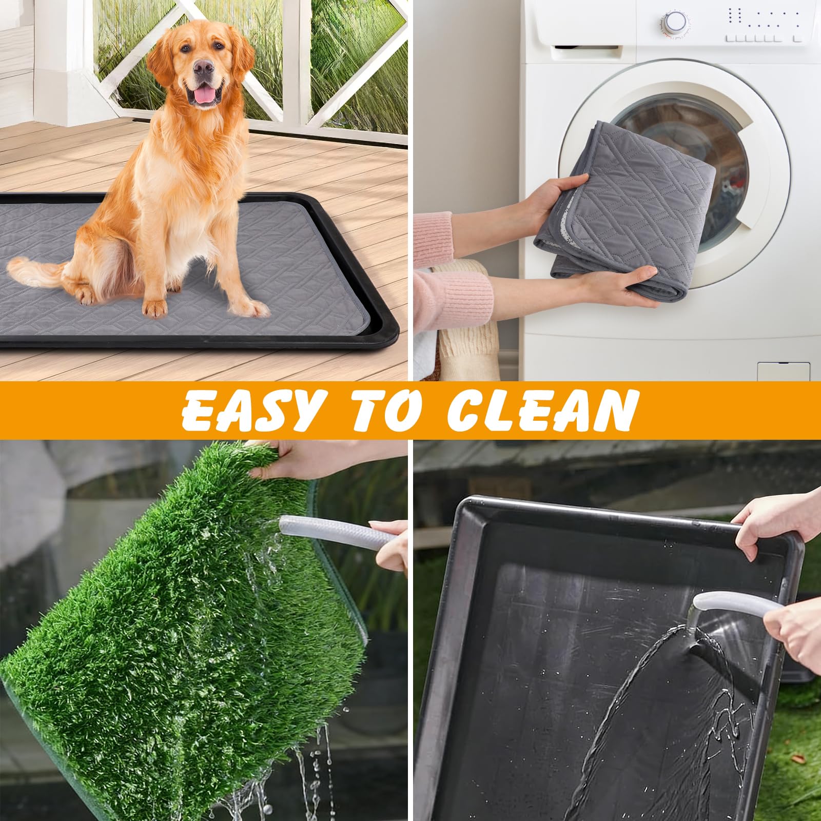 Ondware bac-potty durable collecte urines sans fuite.