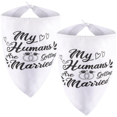 Bandana Ondware pour chien mariage – prêt pour des photos mémorables.
