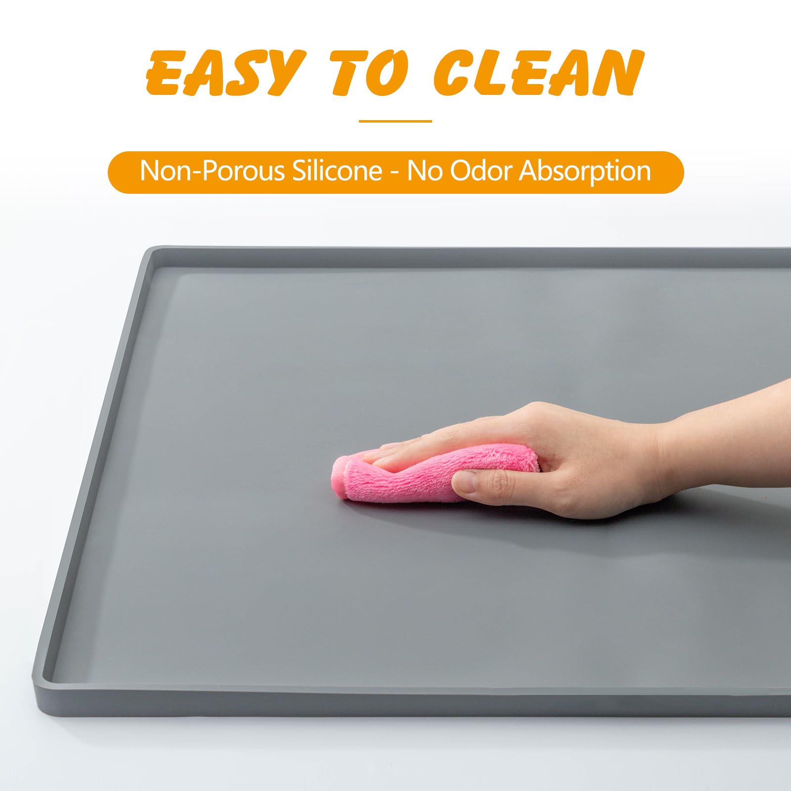 Ondware tapis-pipi silicone, idéal pour le voyage grâce a son format compact.