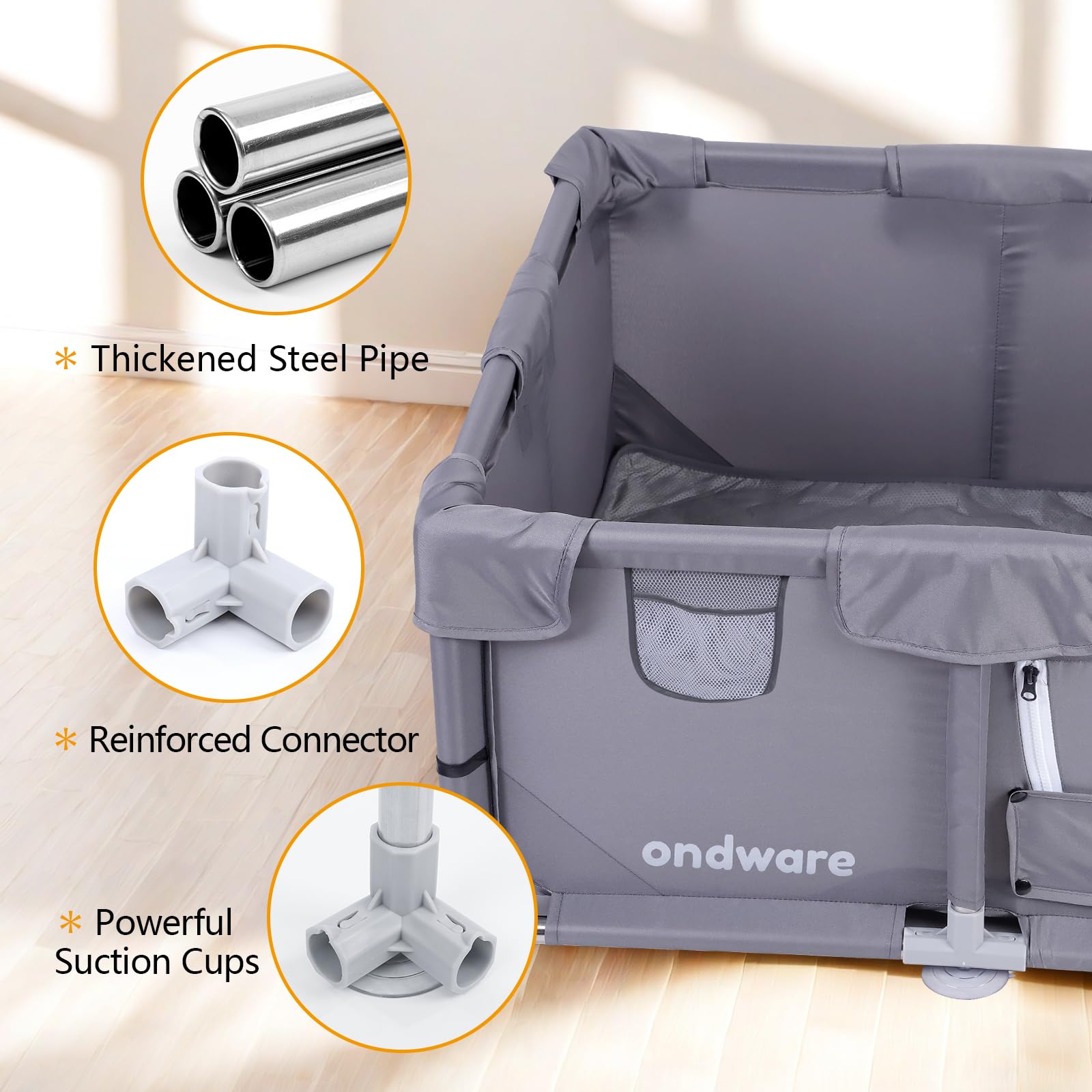 Ondware porte zippage: accès facile pour chiots et chatons.