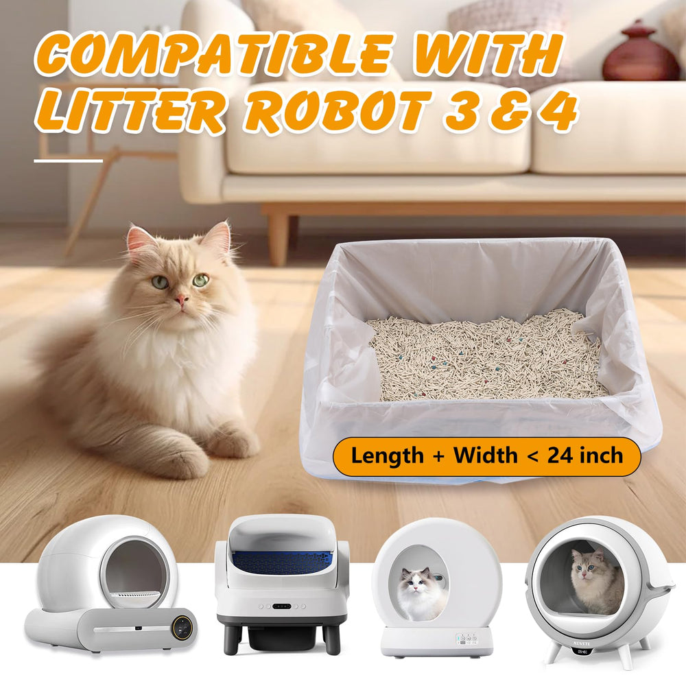 Ondware sacs litière compatibles boîtes auto-nettoyantes pour adaptation facile