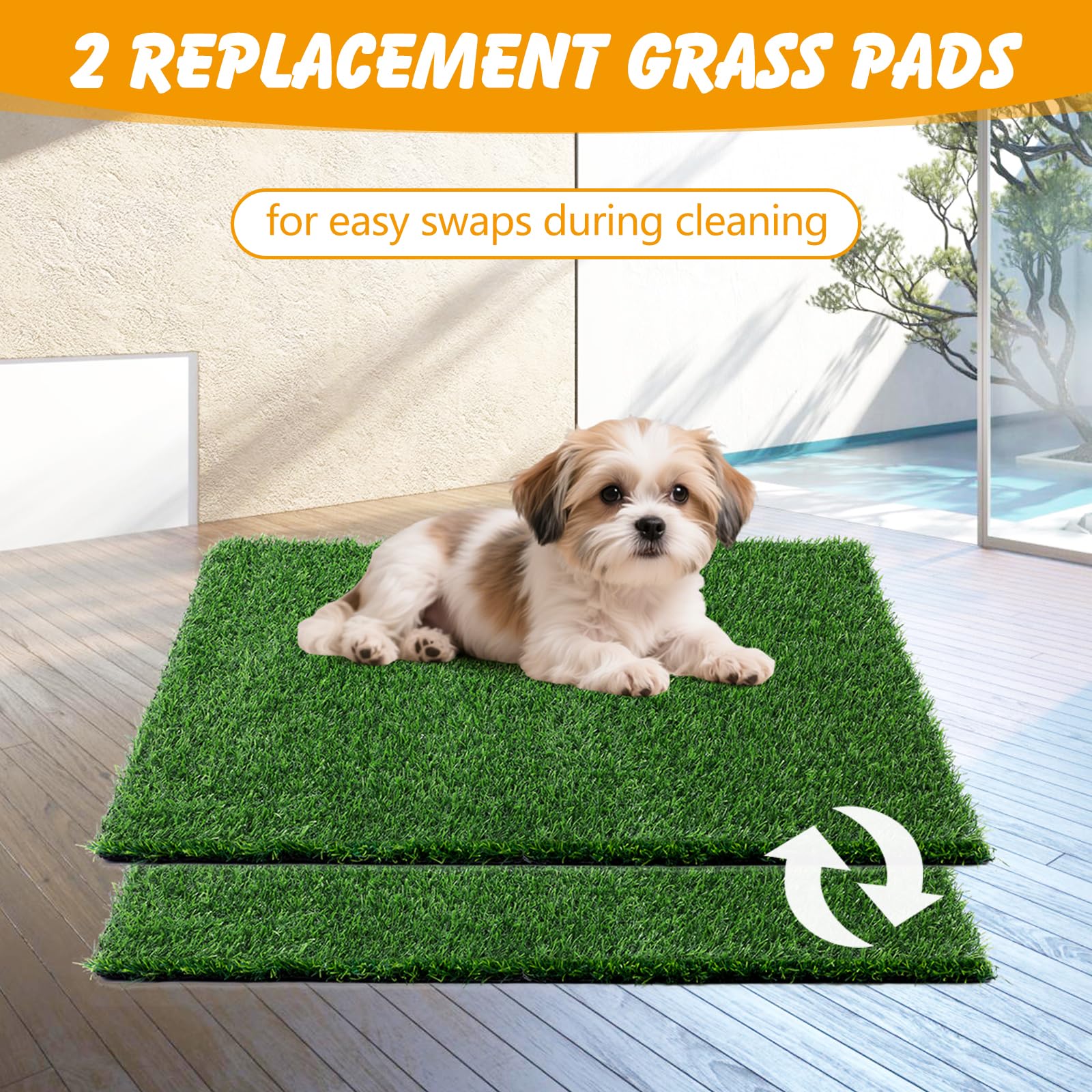 ondware tampon-coton-perle-absorbant – tampon absorbant pour canaliser l'urine et garder le sol sec.