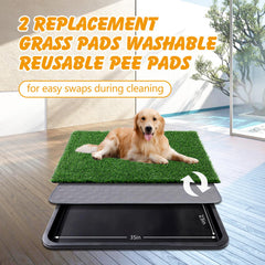 Ondware tapis herbe artificielle 35x23 pouces, surface naturelle pour le chien.