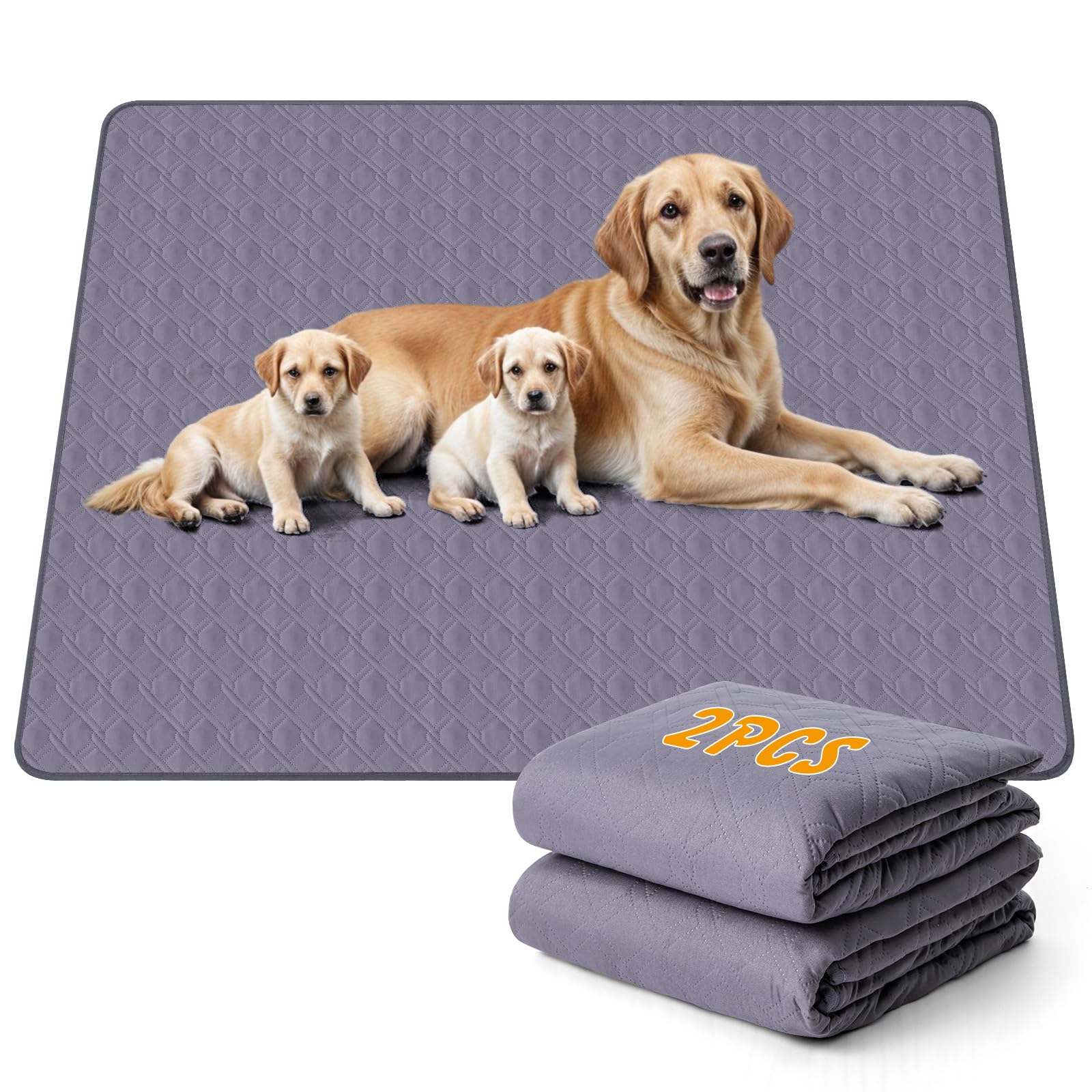 Ondware tapis lavables gris 60x48, ensemble – protection fiable du sol.
