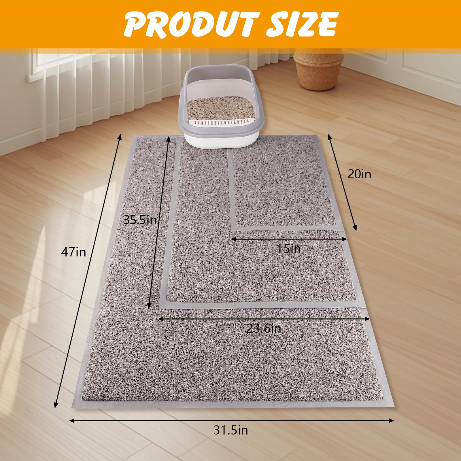 Base antidérapante Ondware, tapis stable autour de la caisse.