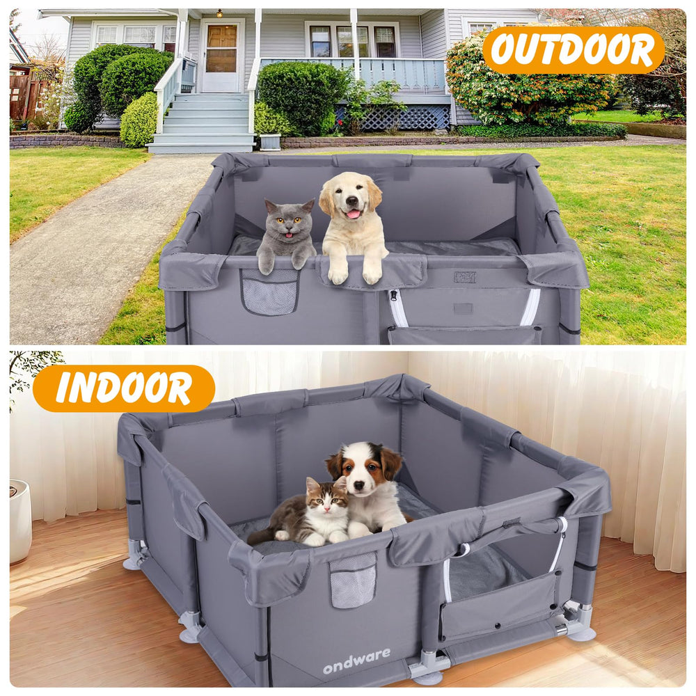 Ondware usage intérieur et extérieur: parc portable pour animaux petits.