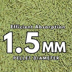 One for Pets litière pois absorption efficace réduisant le gaspillage