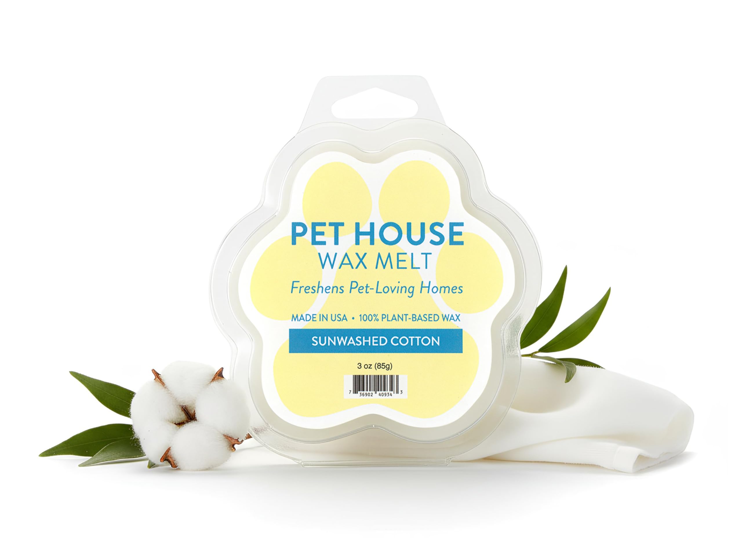 One Fur All Pet House: morceaux de cire empreinte patte pour parfum durable