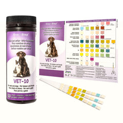 One Step bandelettes urinaires pour animaux: dépistage rapide pour chiens et chats.