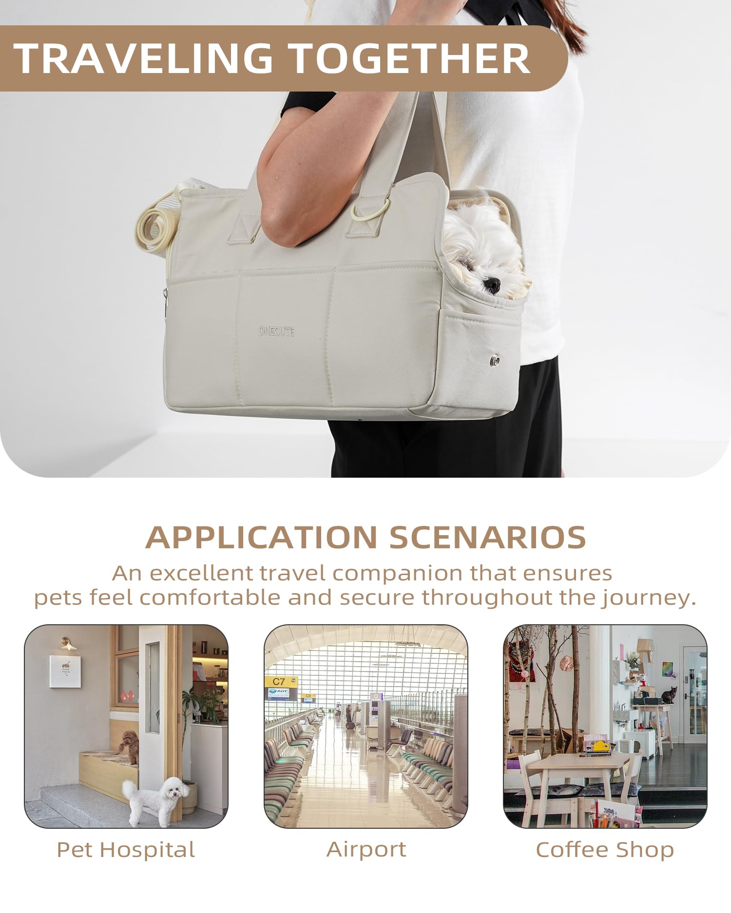 ONECUTE dimensions et capacité jusqu’à 7 kg adaptées animaux