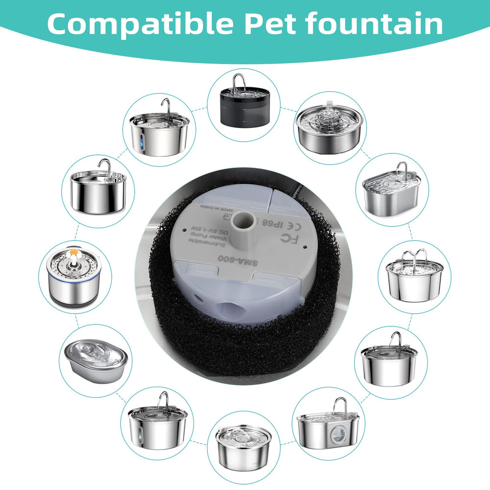 ONECUTE moteur SMA-800, flux silencieux pour fontaine inox.