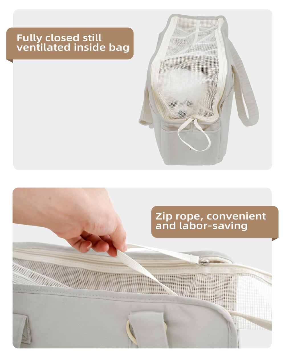ONECUTE utilisation polyvalente pour voyage et visites vétérinaires.