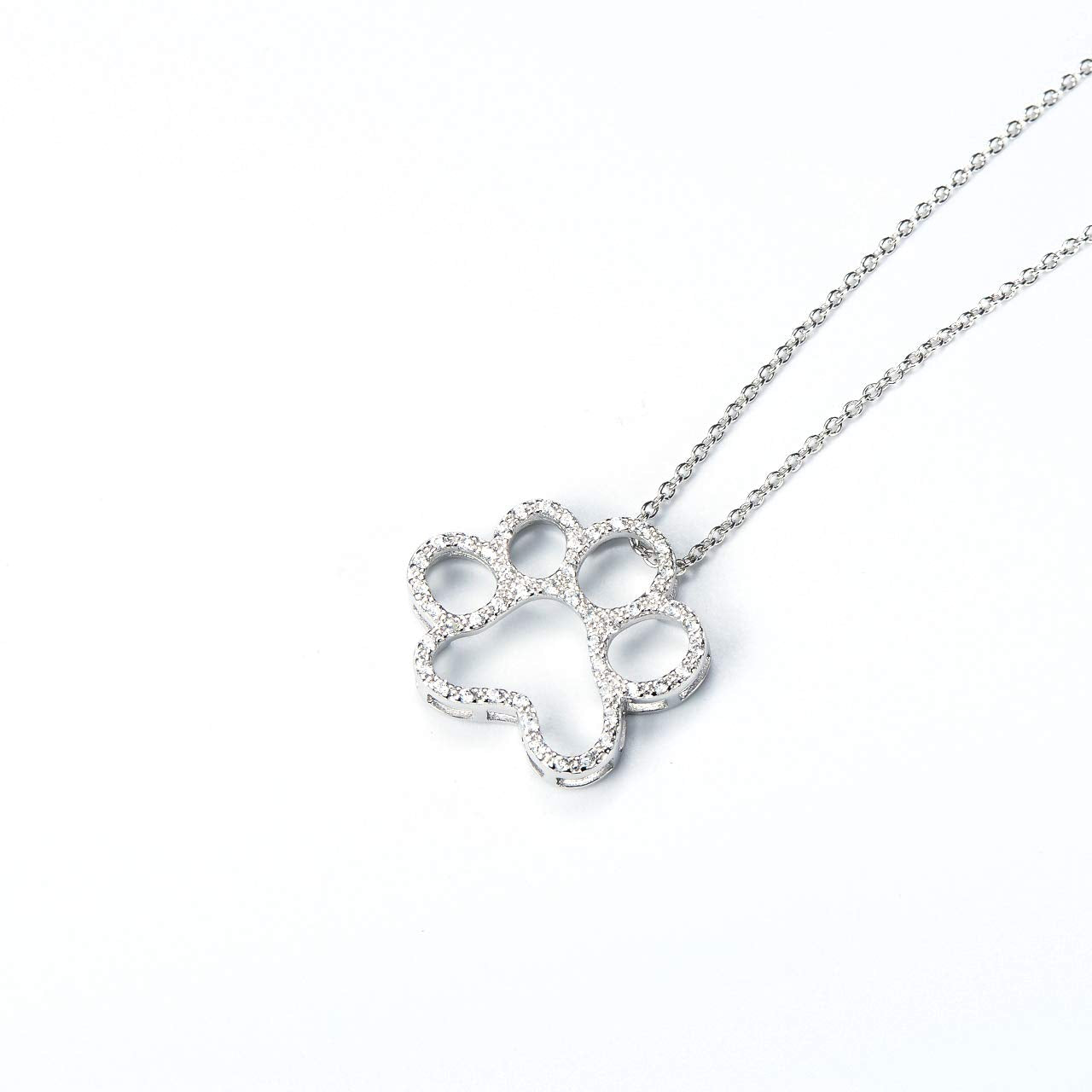 ONEFINITY pendentif patte chat en argent, bijou délicat pour femme.